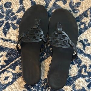 Tory Burch Black Sandals Sleek Design